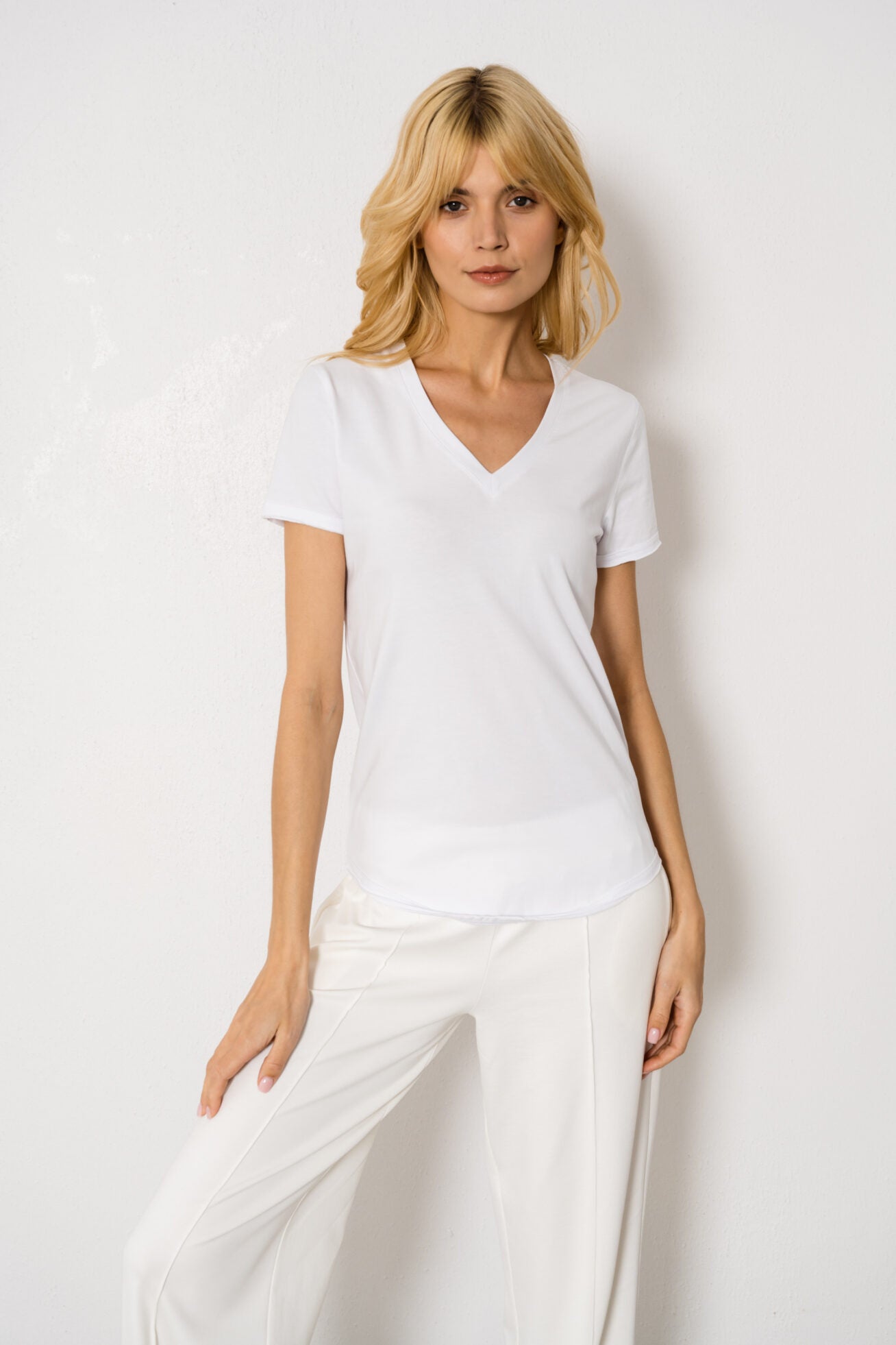Biały T-Shirt Kim White