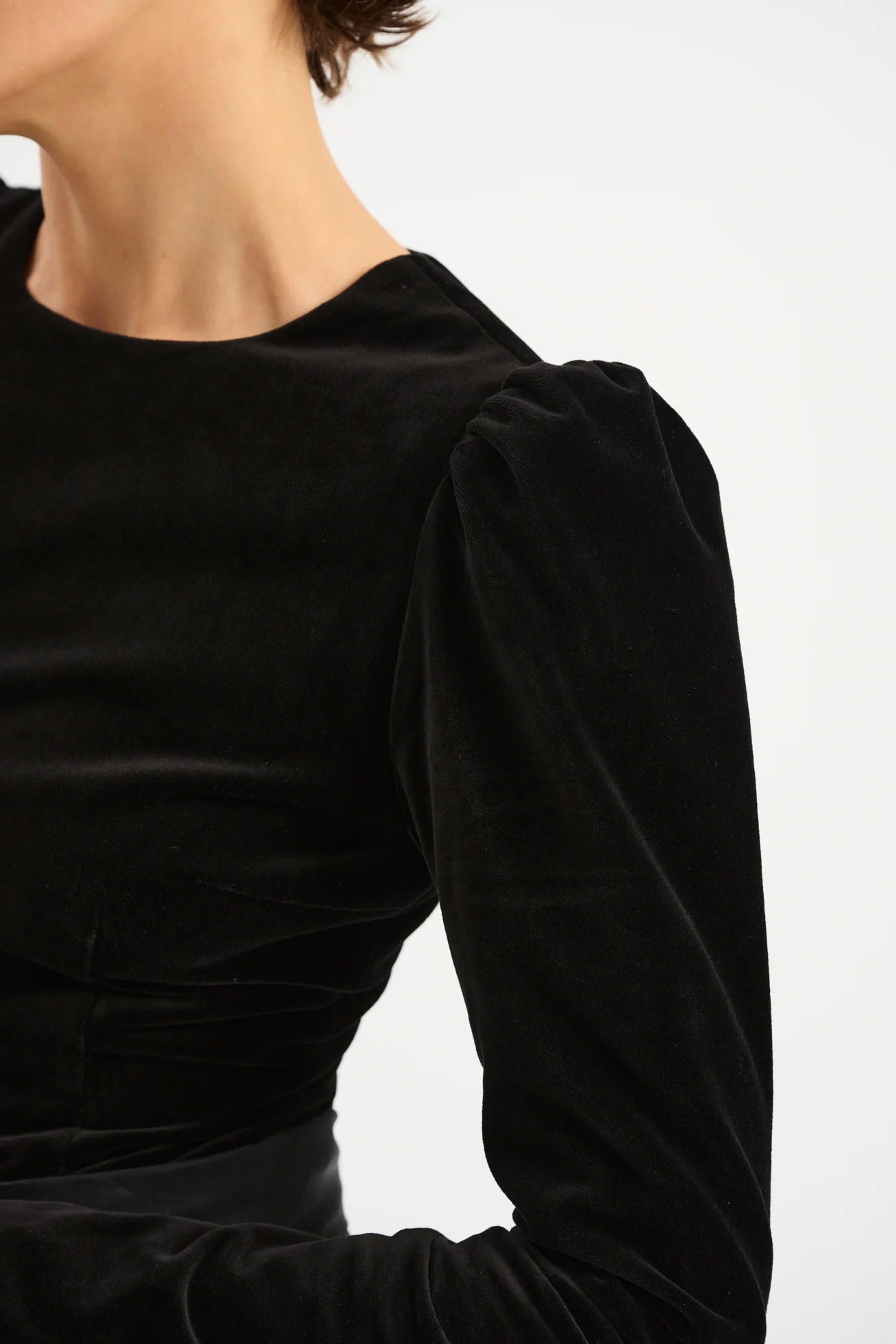 CZARNE AKSAMITNE BODY SANTO - KOLEKCJA LIMITOWANA - Saintby