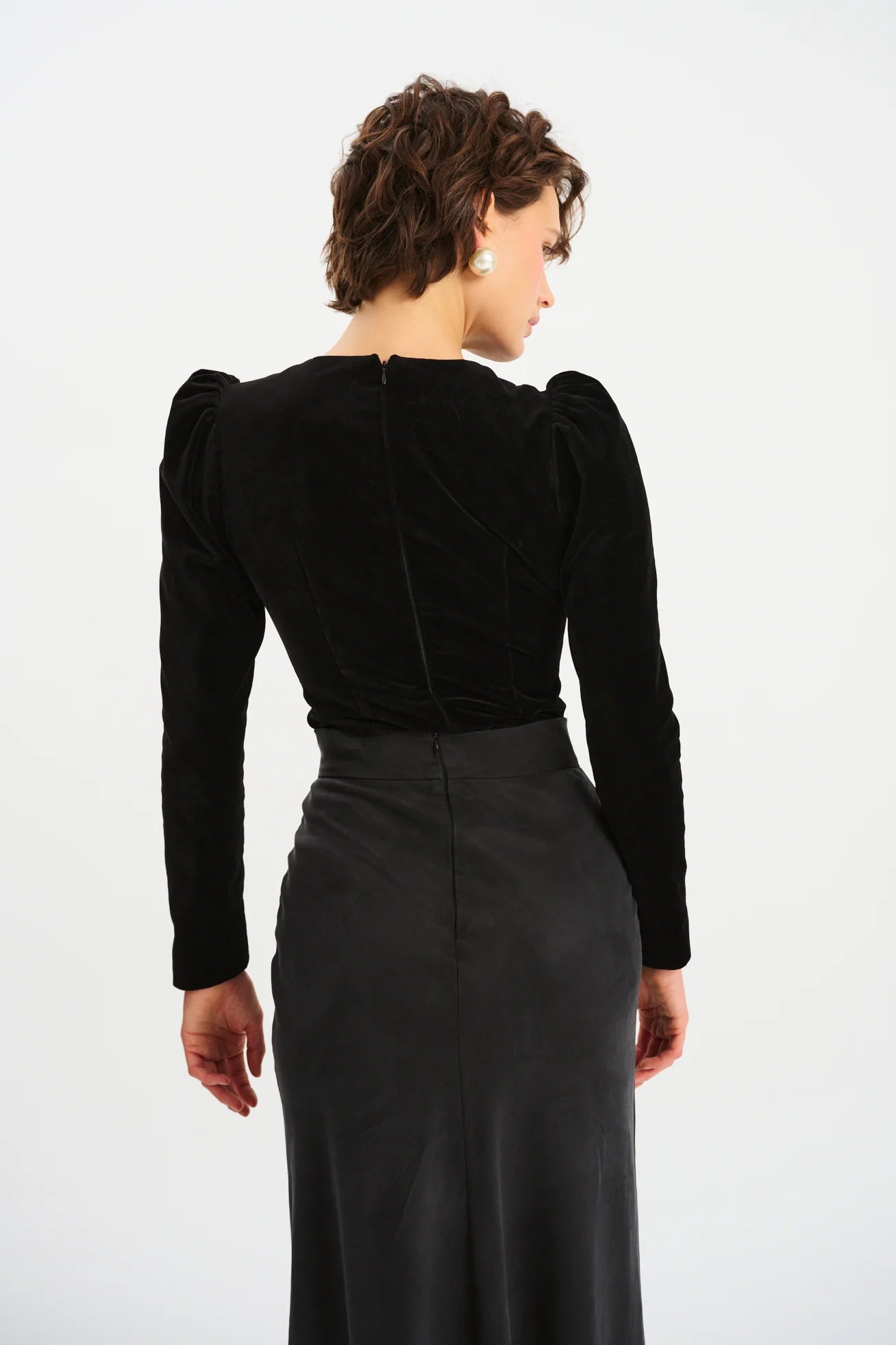 CZARNE AKSAMITNE BODY SANTO - KOLEKCJA LIMITOWANA - Saintby