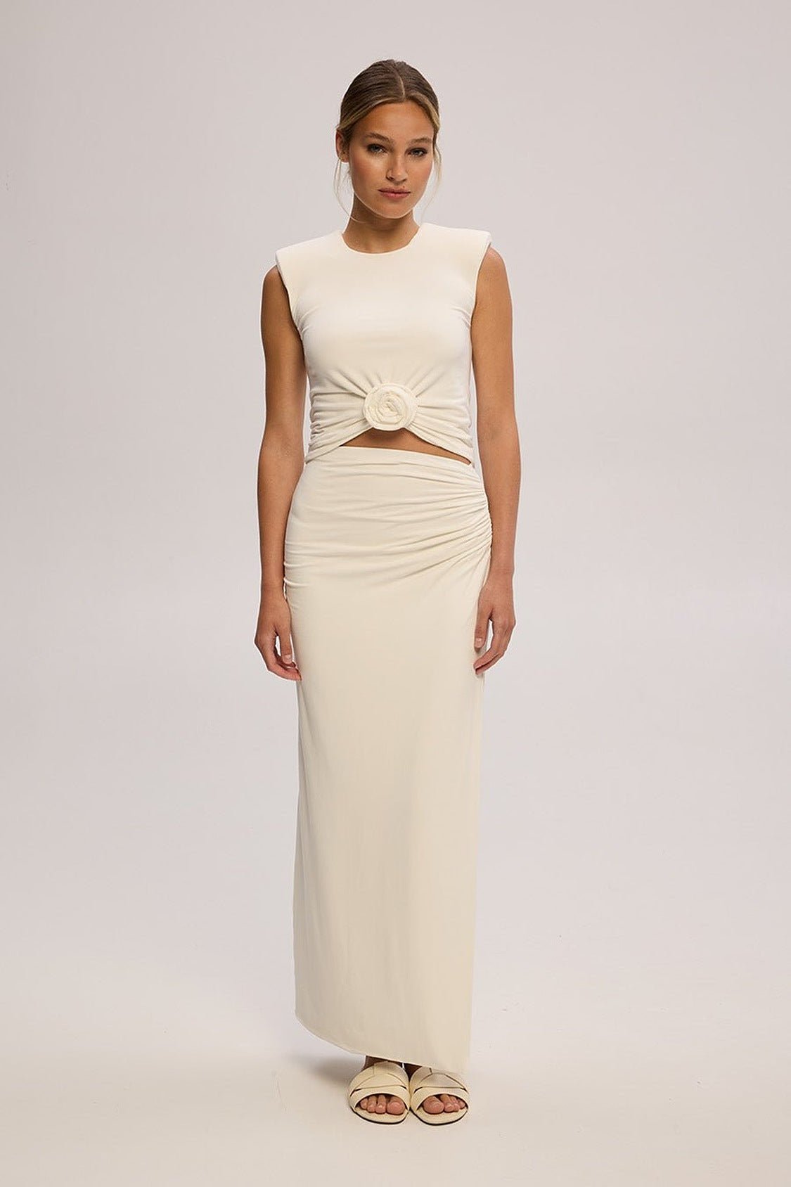 TOP Z PODUSZKAMI SANZA OFF WHITE - Saintby