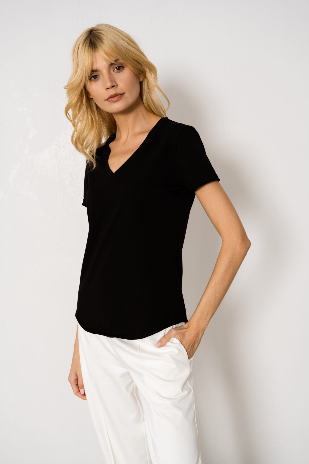 Czarny T-Shirt Kim Black