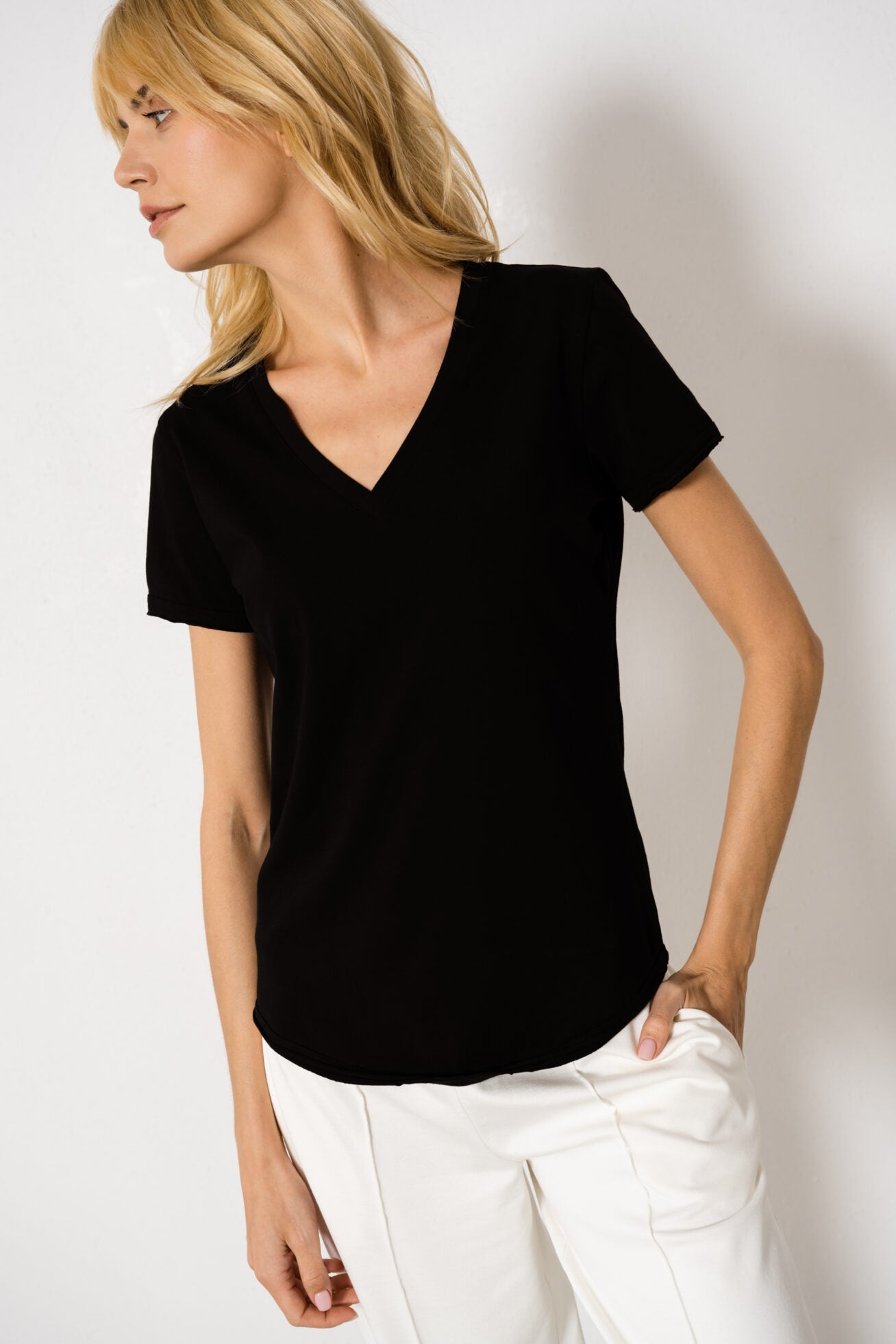 Czarny T-Shirt Kim Black
