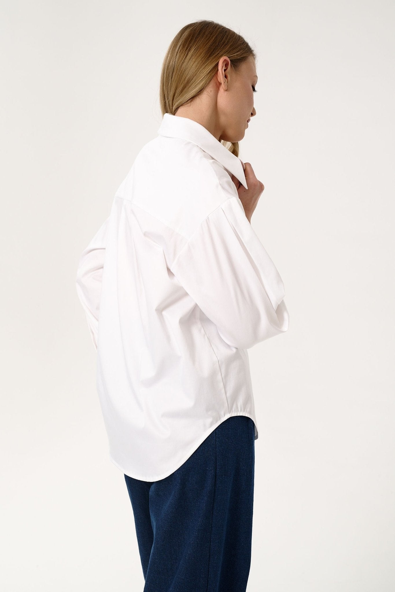 BAWEŁNIANA OVERSIZOWA KOSZULA - Saintby