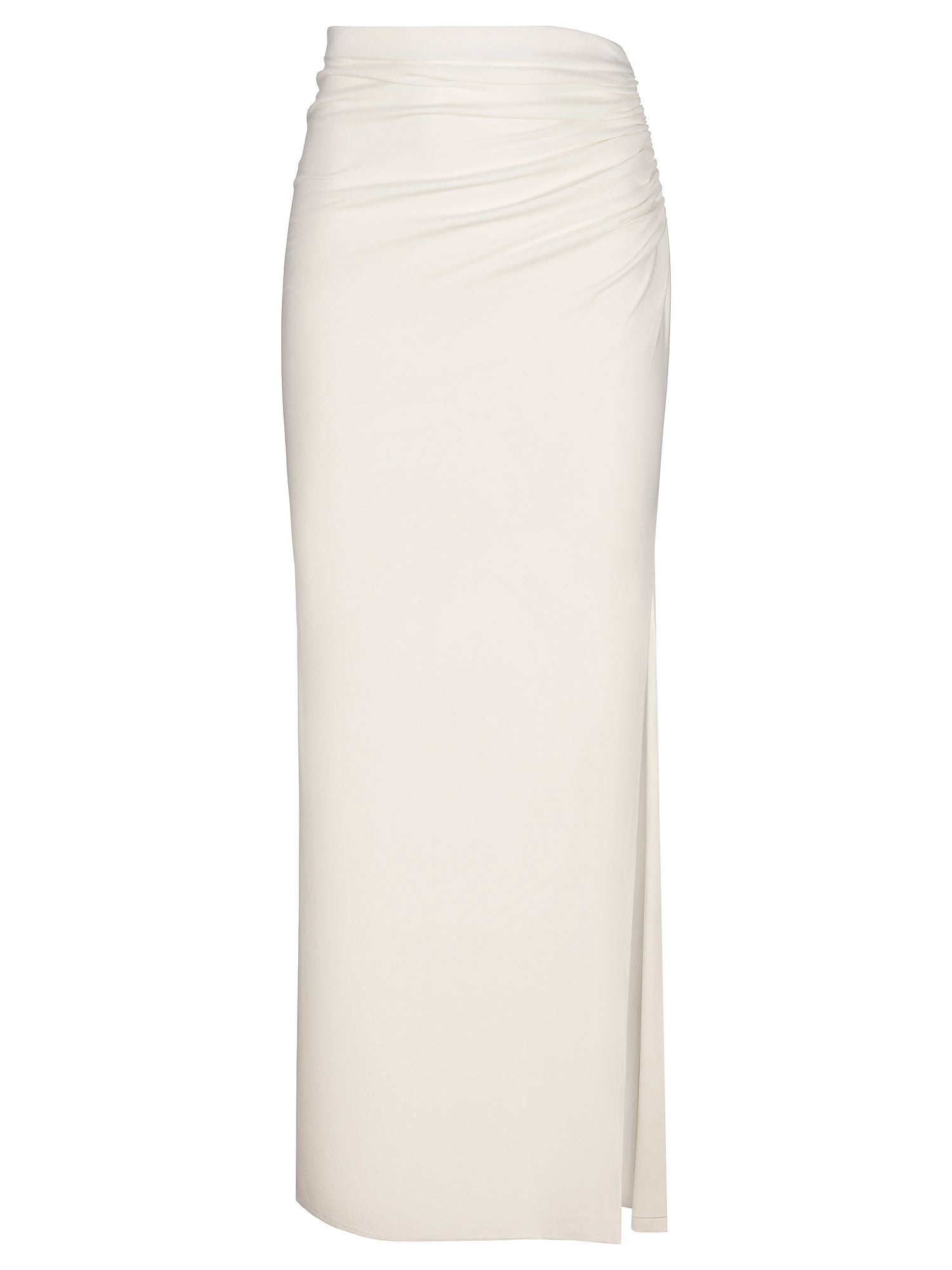 SPÓDNICA Z DRAPOWANIEM IRSINA OFF WHITE - Saintby