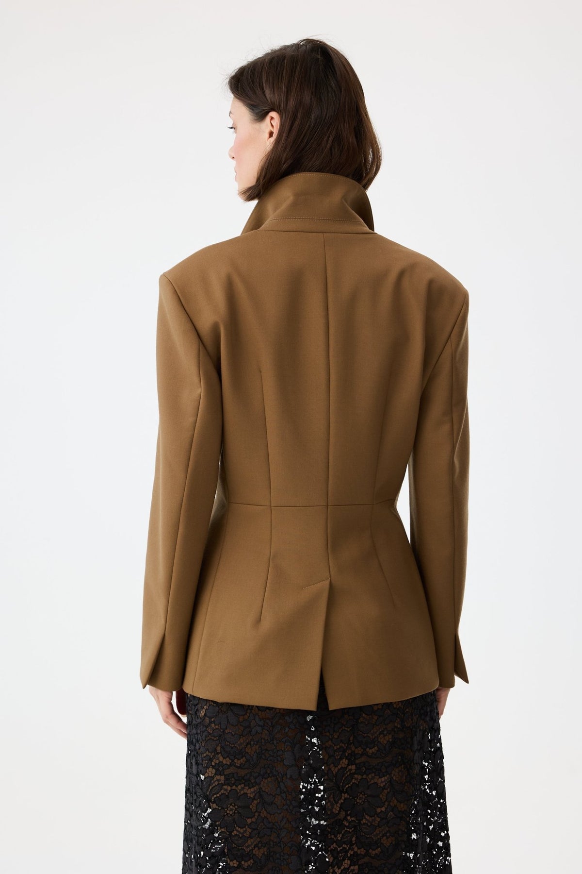 TALIOWANA MARYNARKA ISOLA BROWN CAMEL - Saintby